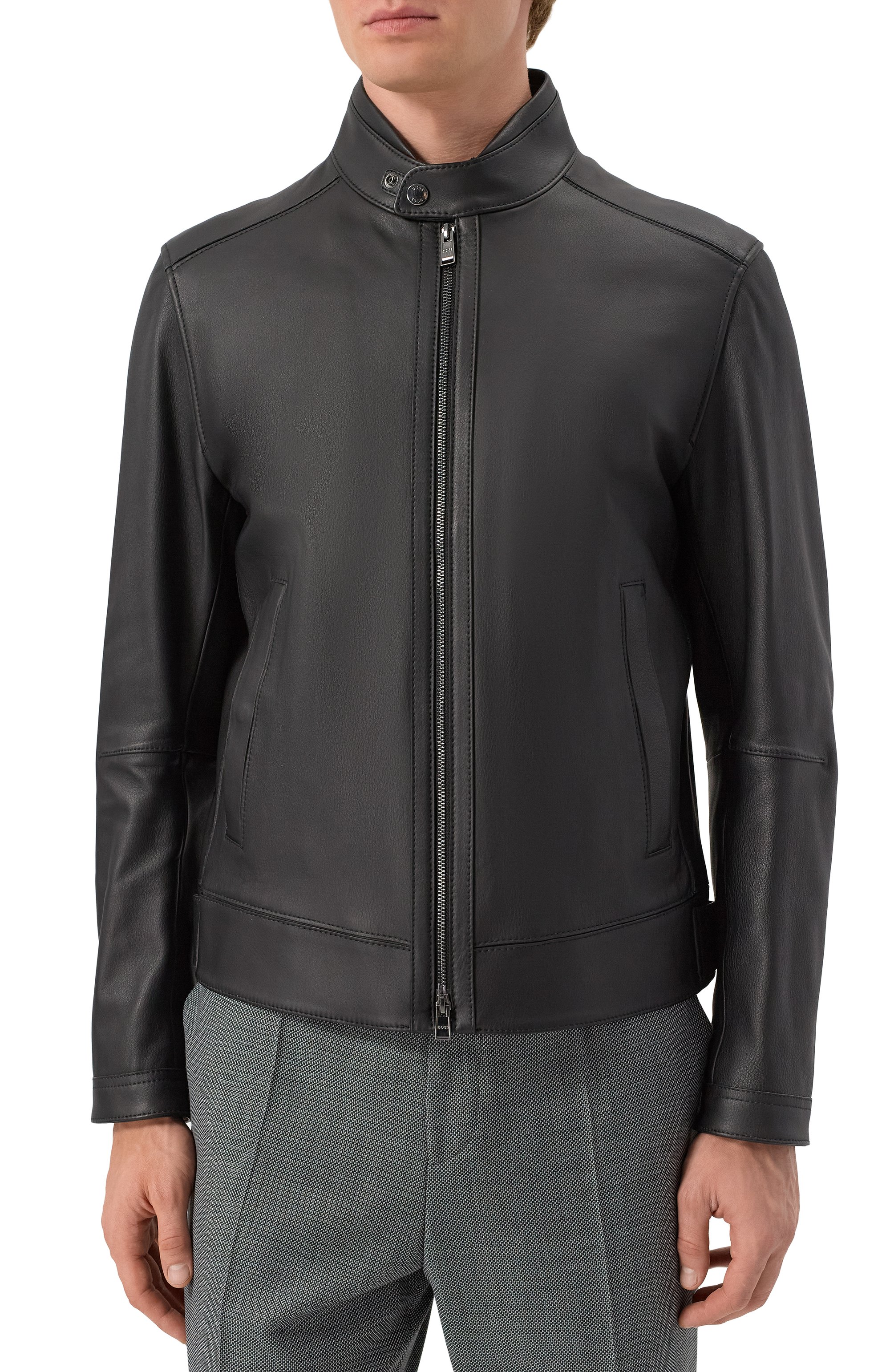 Кожаная куртка BOSS, арт. 50532475, фото 3