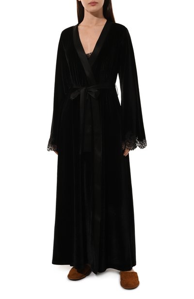 Бархатный халат I.D. SARRIERI, арт. L7171, фото 3