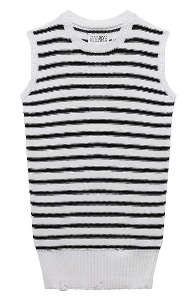 Хлопковый жилет MM6, арт. M60542/MM043