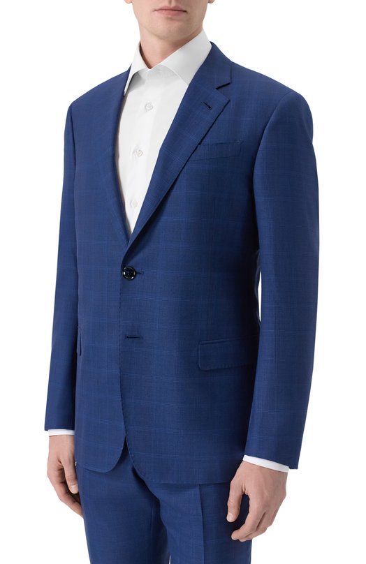 Костюм из шерсти и шелка Giorgio Armani GM000344/TE20049 Синий  GM000344/TE20049 Фото 2