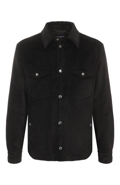 Мужская вельветовая куртка-рубашка DOLCE & GABBANA, арт. G9BRET/FUVFE