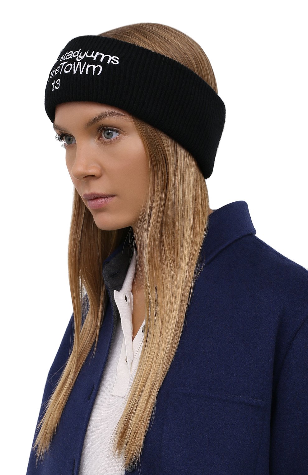 Шерстяная повязка на голову ACNE STUDIOS, арт. C40160/W, фото 2