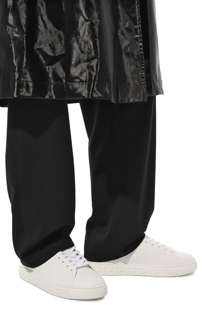 Кеды из экокожи greca VERSACE, арт. 1014460/1A09608, фо�то 3