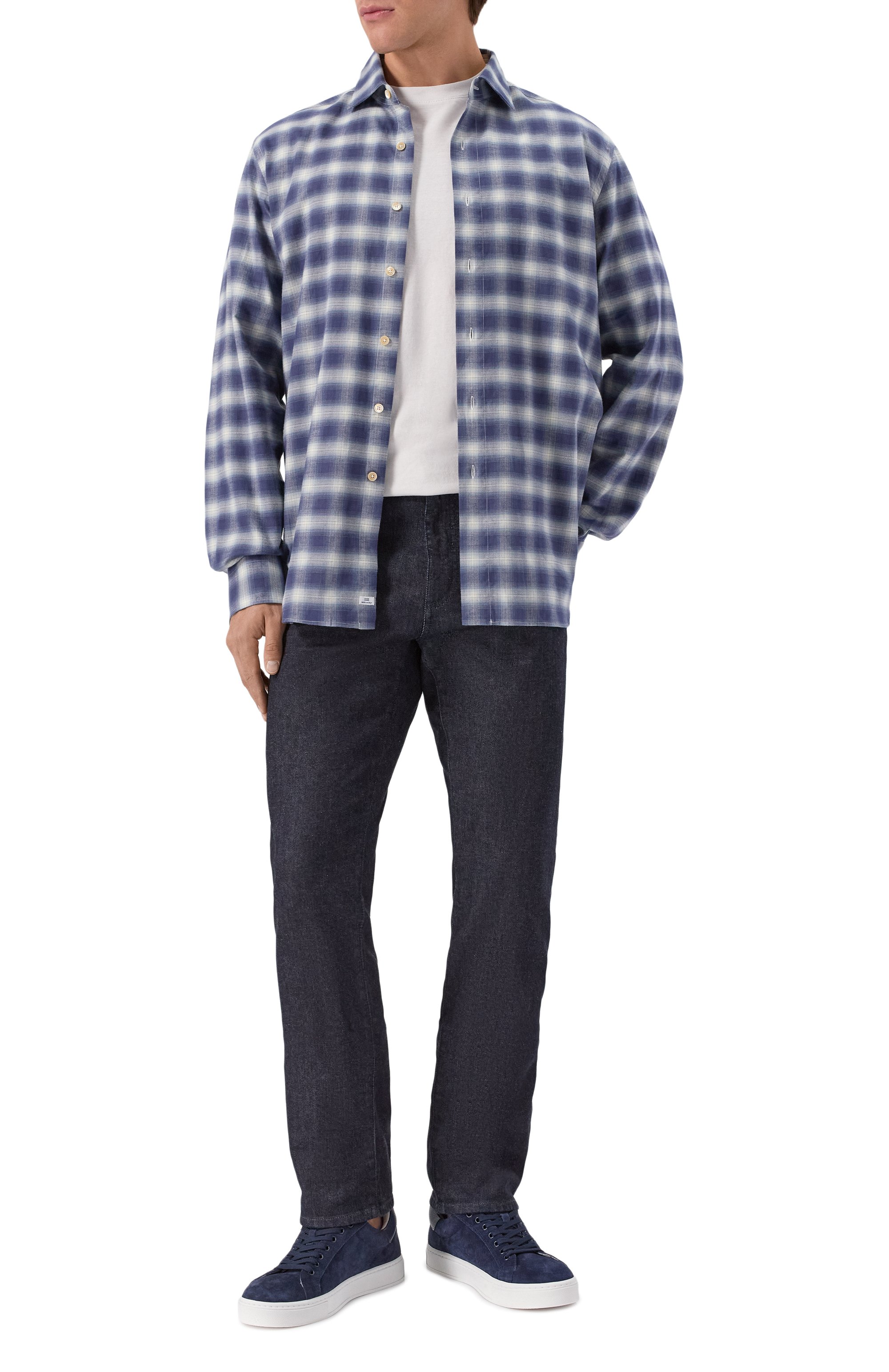 Хлопковая рубашка ALESSANDRO GHERARDI, арт. REGENT6/75Q6, фото 2