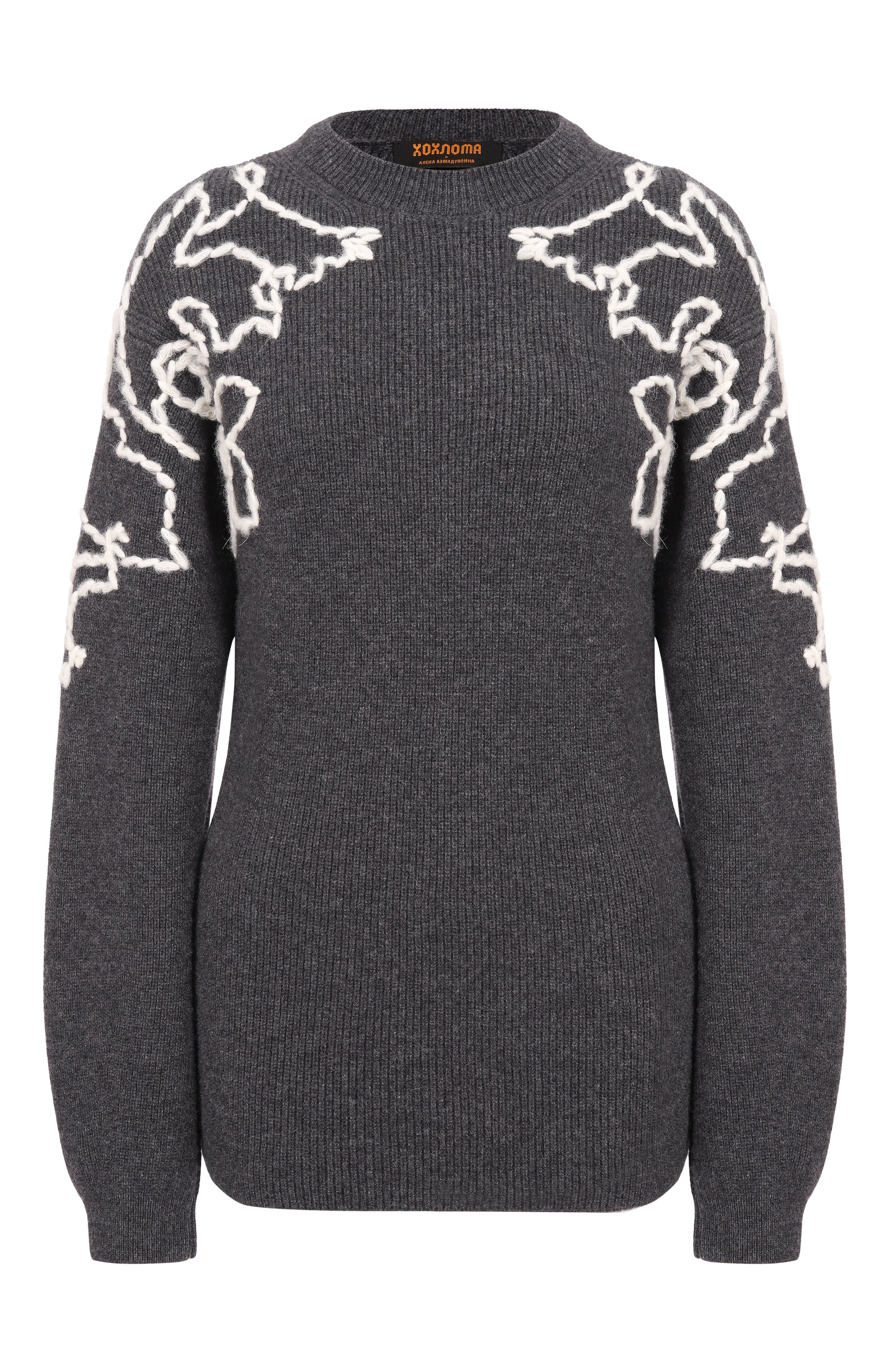 Кашемировый свитер ХОХЛОМА Х АЛЕНА АХМАДУЛЛИНА, арт. WKT1344, фото 1