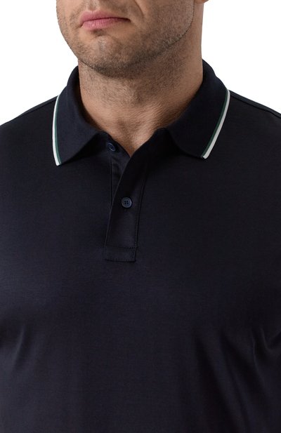 Поло из хлопка и лиоцелла PAUL&SHARK, арт. 15311711/3XL-6XL, фото 5