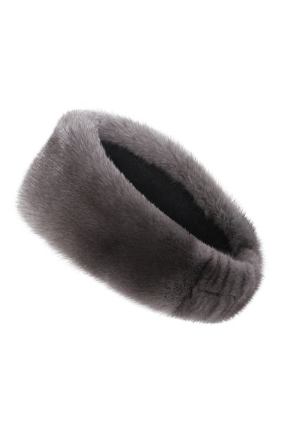 Женская меховая повязка на голову из норки MVST, арт. MH-06 MINK IRIS