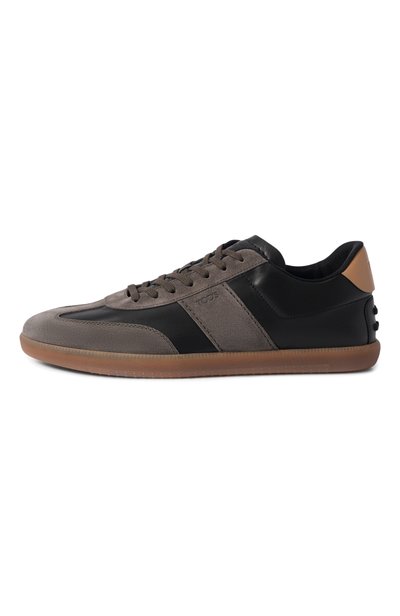 Кожаные кеды TOD’S хаки цвета по цене 77900 руб., арт. XXM68C0KP40/RZZ, фото 3 Кожаные кеды TOD’S, арт. XXM68C0KP40/RZZ, фото 3