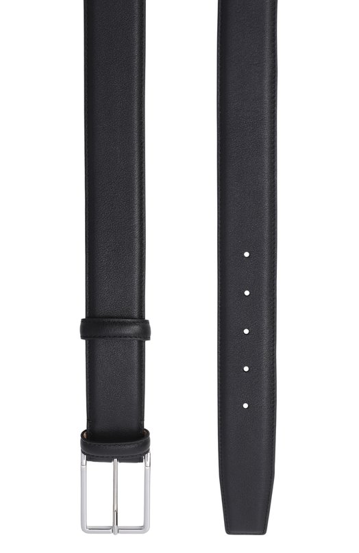 Кожаный ремень 12 STOREEZ 136728 Чёрный  136728 Фото 3