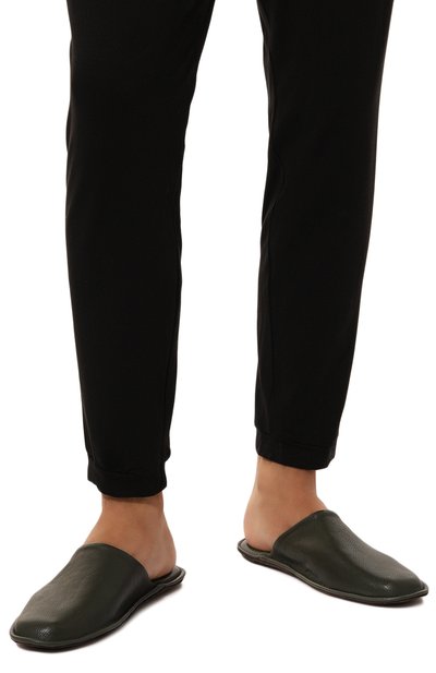 Кожаные домашние туфли HOMERS AT HOME, арт. 12045/BUFALIN0, фото 3