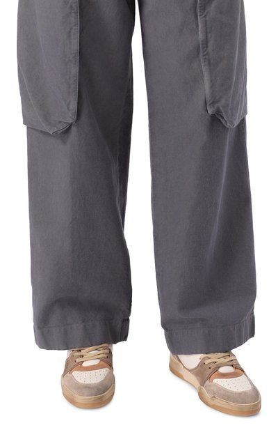 Кожаные кеды spiker DSQUARED2 светло-коричневого цвета по цене 59000 руб., арт. SNM0315/09708189, фото 3 Кожаные кеды spiker DSQUARED2, арт. SNM0315/09708189, фото 3