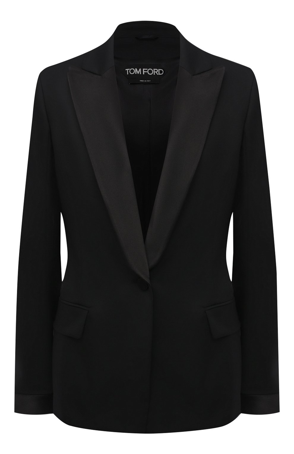 Шерстяной жакет TOM FORD черного цвета по цене 299500 руб., арт. GI2814-FAX733, фото 1 Шерстяной жакет TOM FORD, арт. GI2814-FAX733, фото 1