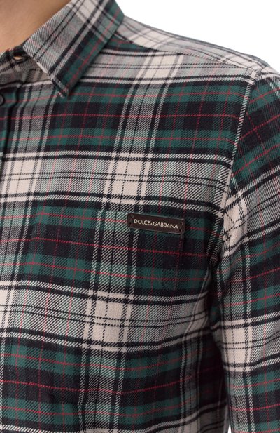 Хлопковая рубашка DOLCE & GABBANA, арт. G5JZ9T/GJ288, фото 5