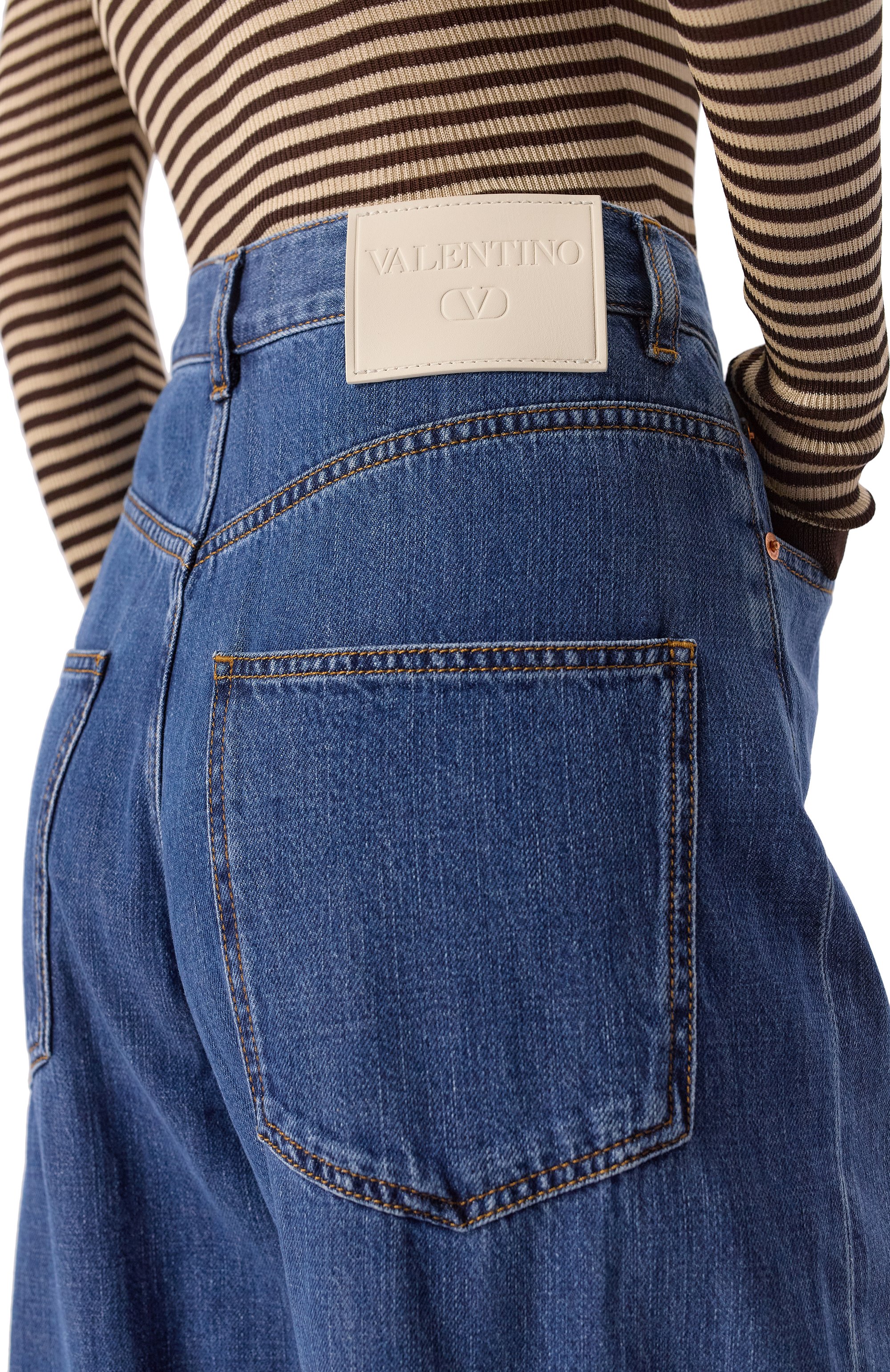 Джинсы VALENTINO, арт. 5B3DD17X8MD, фото 5