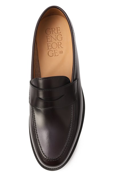 Кожаные пенни-лоферы GREEN GEORGE, арт. 2111/P0LISHED, фото 5