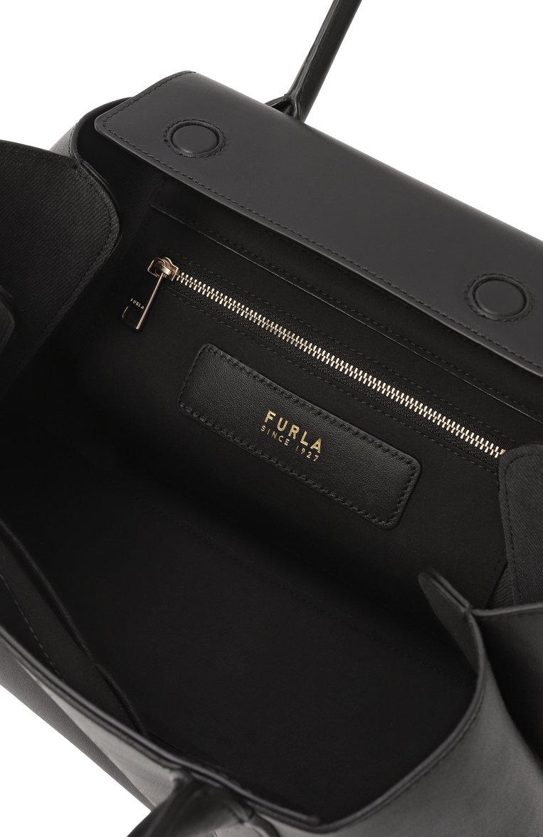 Женская сумка furla meridiana medium FURLA черного цвета, арт. WB01606/BX3169 | Фото 5 (Автоматизация ТО: Проставлено; Материал: Натуральная кожа; Автоматизация состава: Проставлено; Размер: medium)