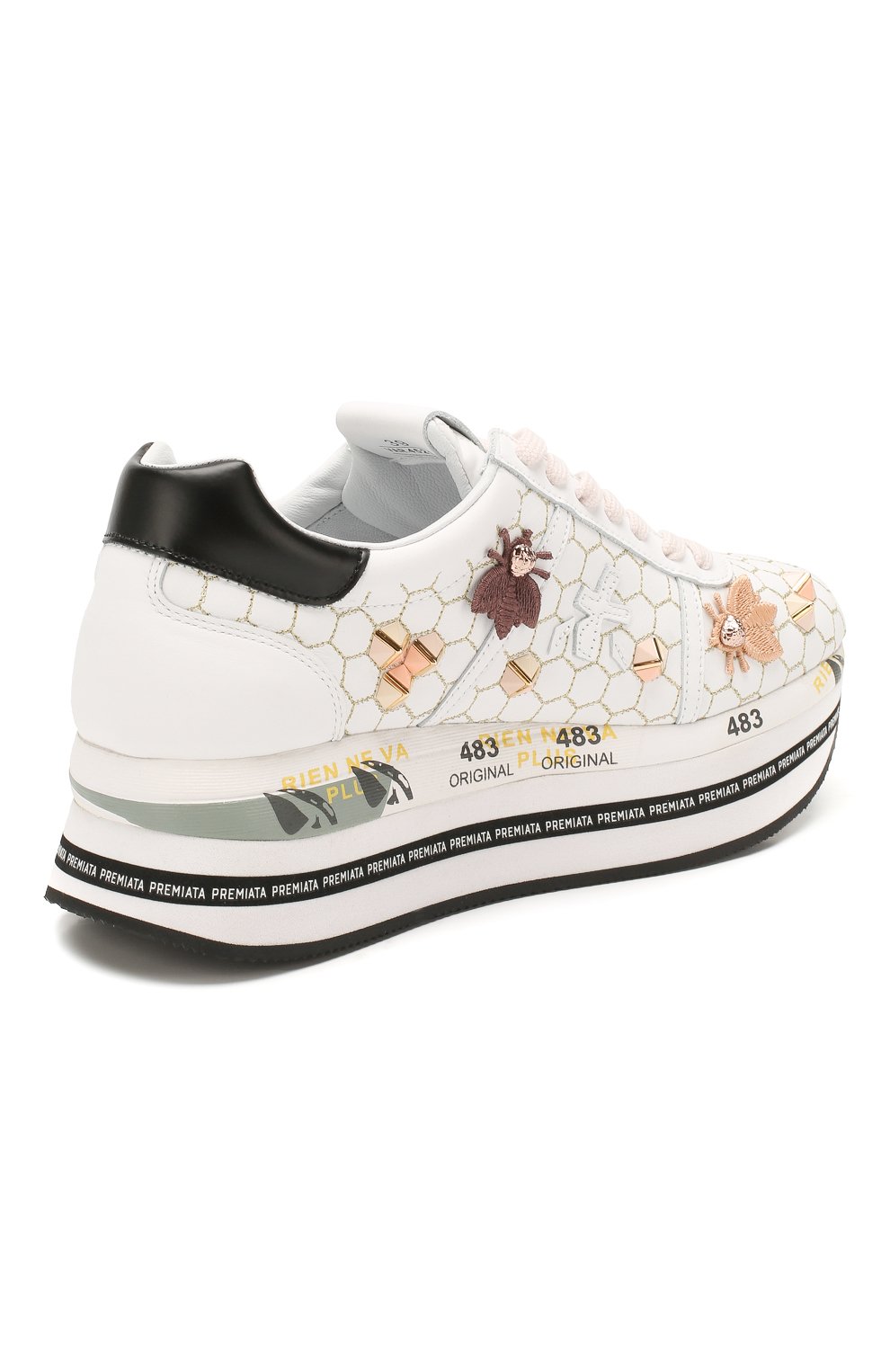 Кожаные кроссовки beth PREMIATA, арт. BETH/VAR4521, фото 4