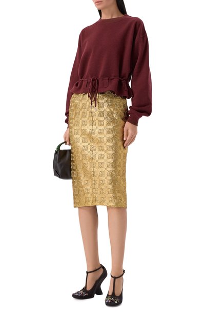 Текстильные туфли DRIES VAN NOTEN черного цвета по цене 138000 руб., арт. 262-131724/40244000, фото 3 Текстильные туфли DRIES VAN NOTEN, арт. 262-131724/40244000, фото 3