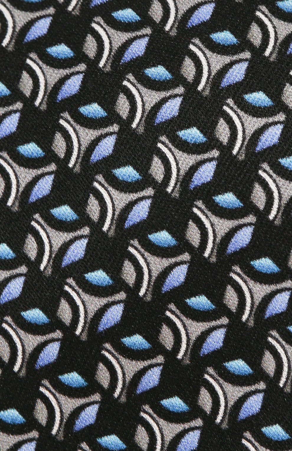 Шелковый галстук ZILLI серого цвета по цене 28100 руб., арт. 50289/TIES, фото 3 Шелковый галстук ZILLI, арт. 50289/TIES, фото 3