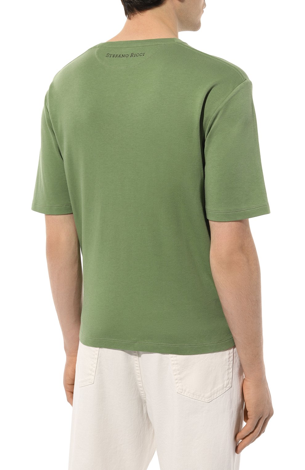 Хлопковая футболка STEFANO RICCI, арт. MNH4103060/LUXT, фото 4