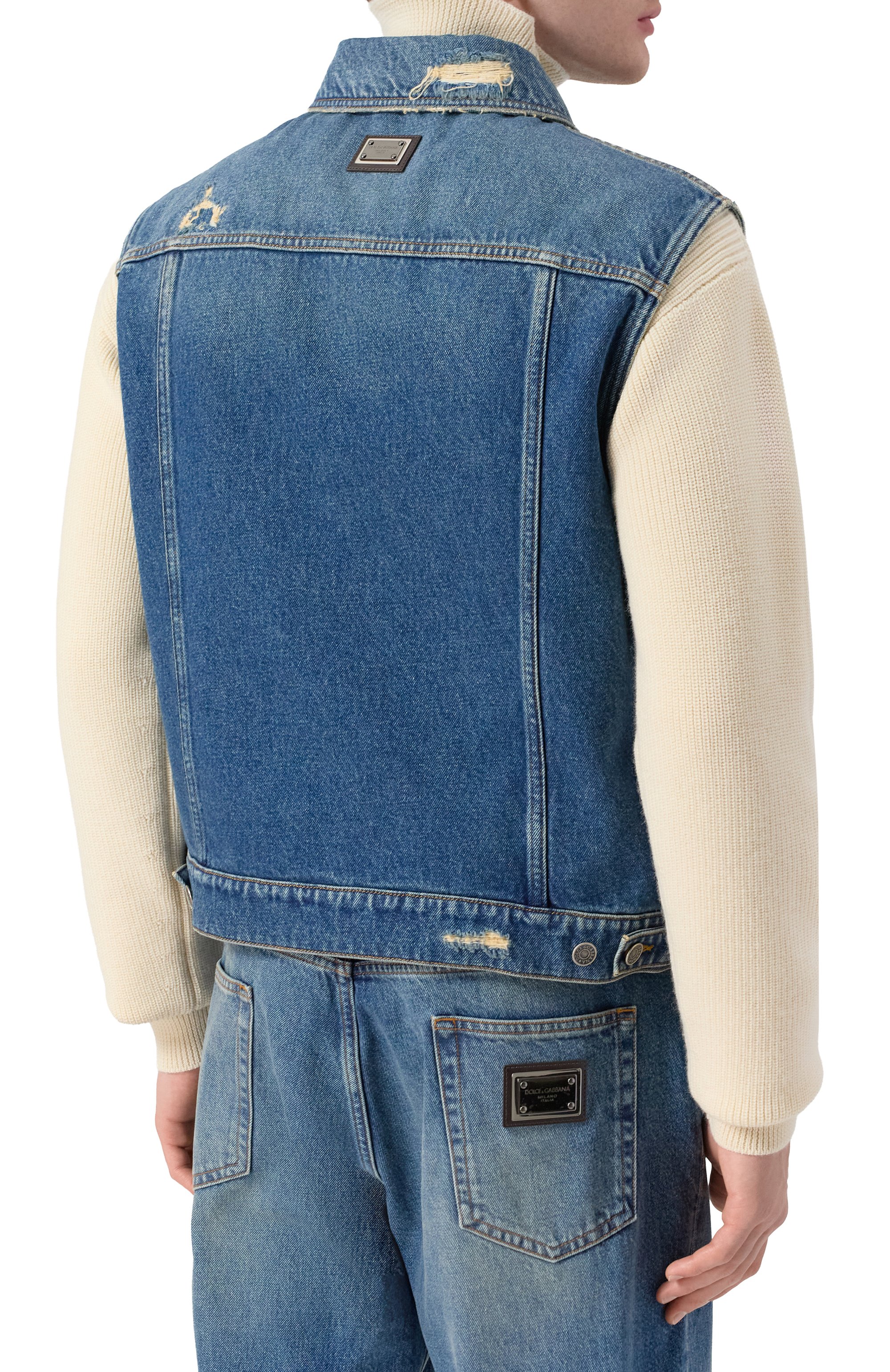 Джинсовый жилет DOLCE & GABBANA, арт. G9BRJD/G8NK1, фото 4
