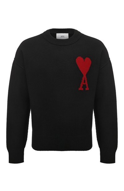 Шерстяной свитер AMI, арт. BFUKS006/018, фото 1