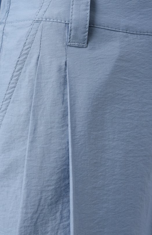 Хлопковые брюки Brunello Cucinelli M0F79P8853 Голубой  M0F79P8853 Фото 6