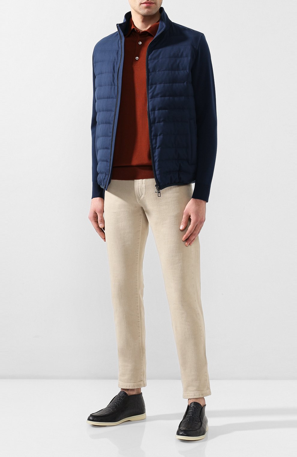 Ботинки из кожи каймана open walk LORO PIANA, арт. FAI4984/CYAC, фото 2