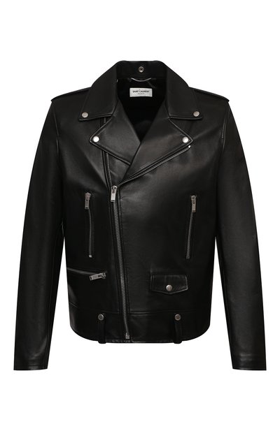 Мужская кожаная куртка SAINT LAURENT, арт. 484284/Y5YA2