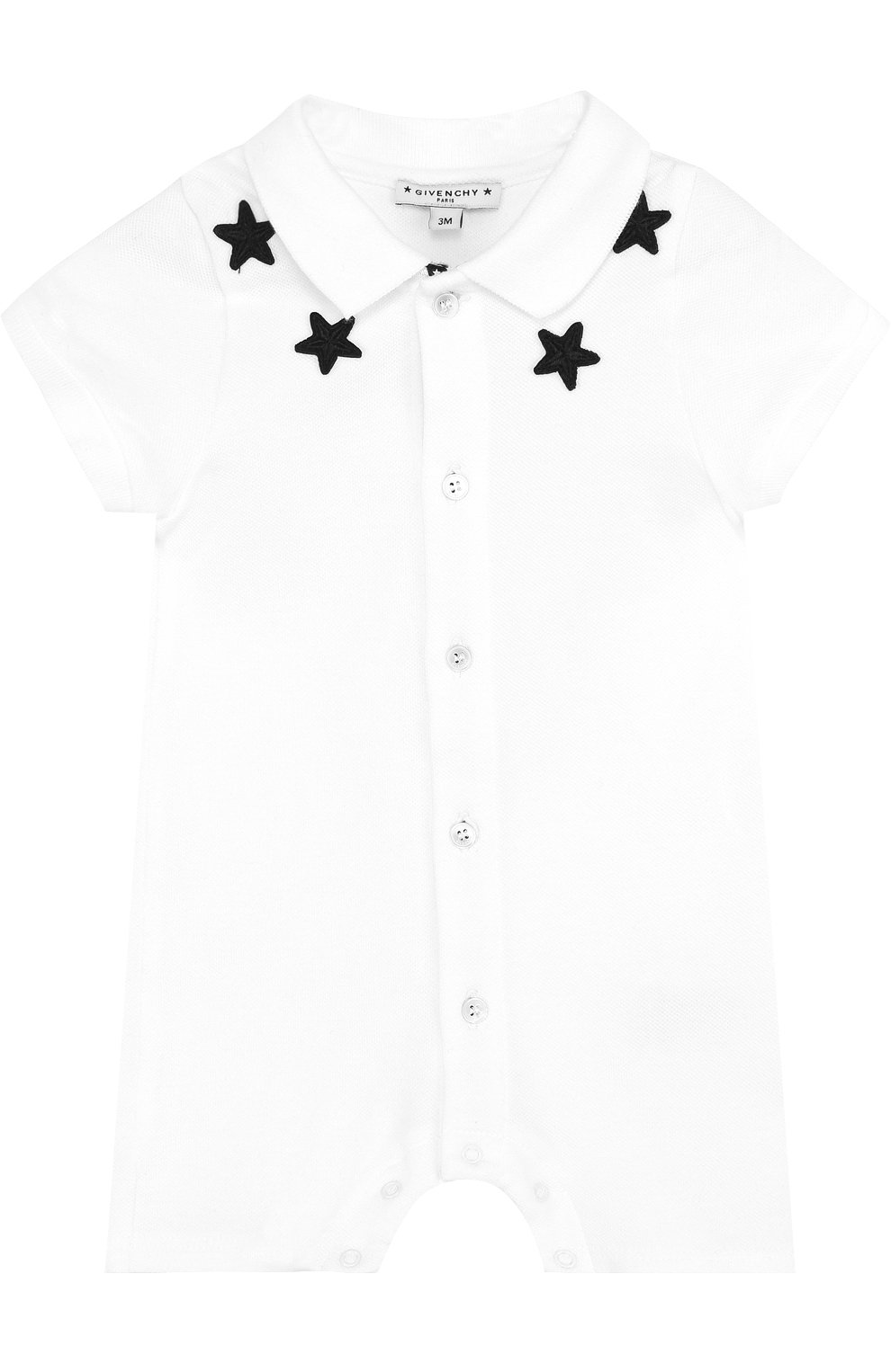 Хлопковый песочник с аппликациями GIVENCHY, арт. H94018, фото 1