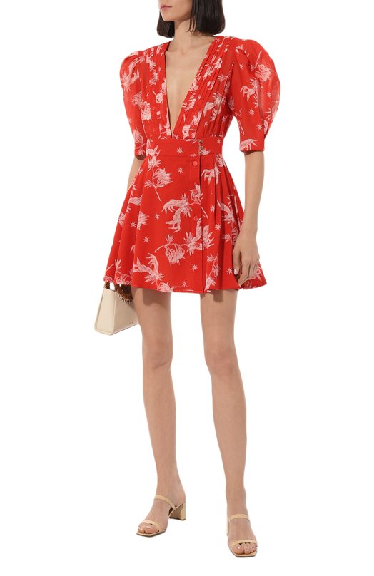 Хлопковое платье Ulyana Sergeenko ABC009SS23Morocco 1021т23 Красный  ABC009SS23Morocco 1021т23 Фото 2