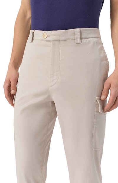 Хлопковые брюки-карго BRUNELLO CUCINELLI, арт. M289LE1890, фото 5