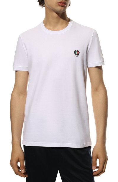 Хлопковая футболка DOLCE & GABBANA, арт. M8C03J/FUECG, фото 3