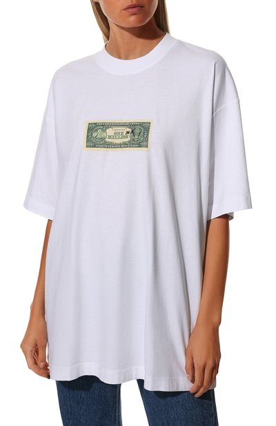 Хлопковая футболка VETEMENTS, арт. UA53TR140W 1610/W, фото 3