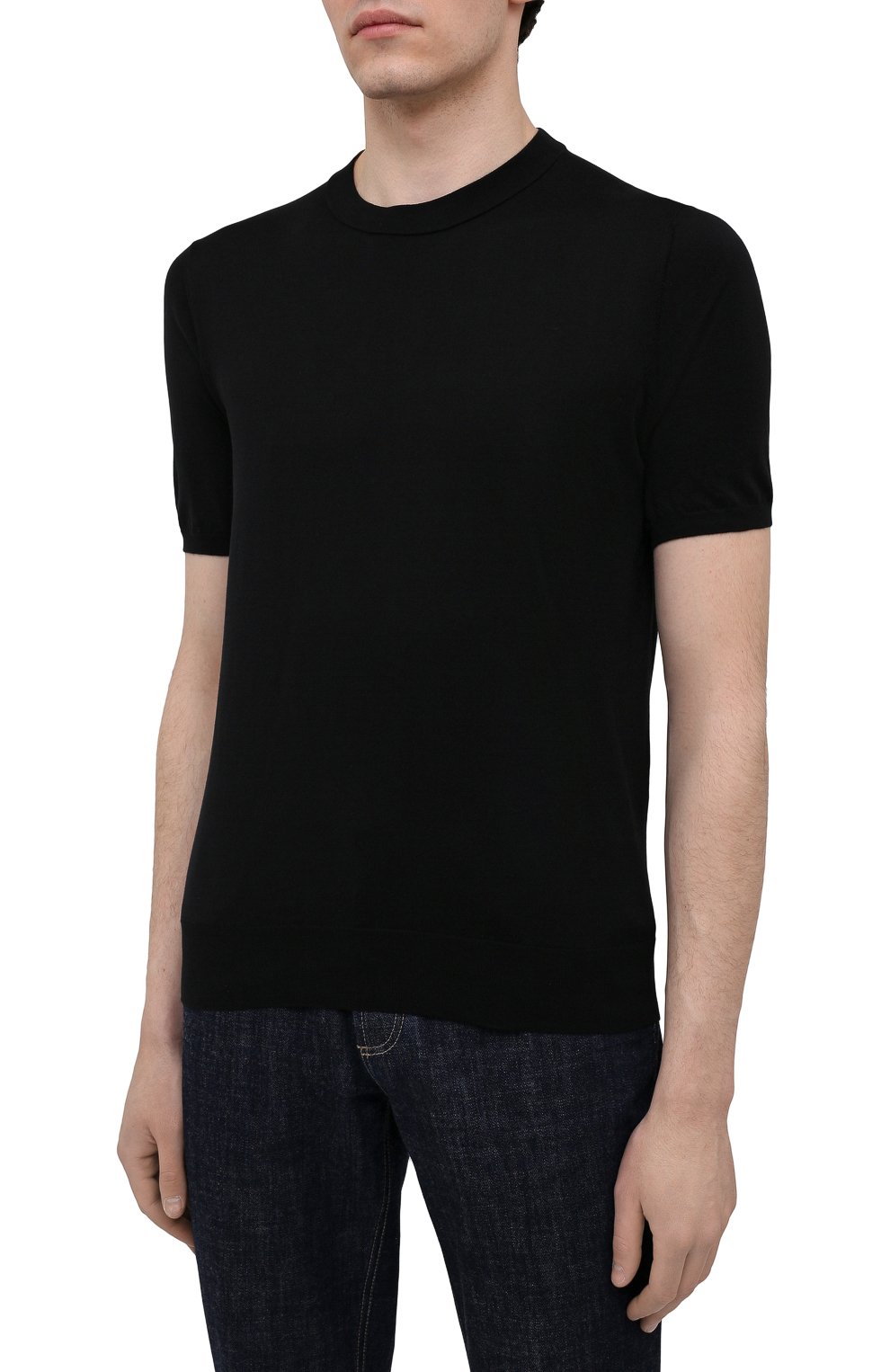 Хлопковый джемпер FIORONI черного цвета по цене 41300 руб., арт. MK20260A2, фото 3 Хлопковый джемпер FIORONI, арт. MK20260A2, фото 3