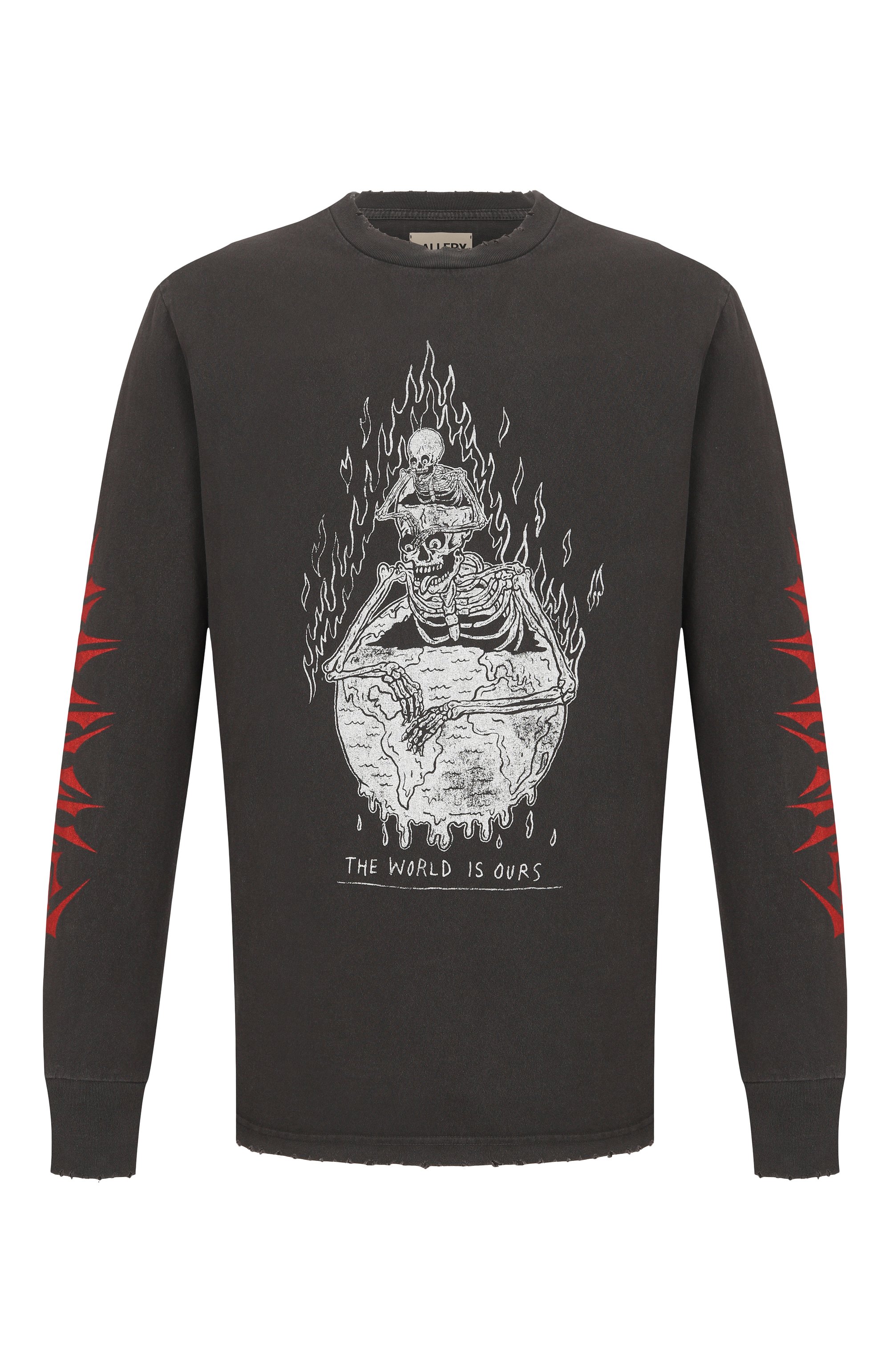 Хлопковый лонгслив GALLERY DEPT., арт. T0P005/C0TT0N, фото 1