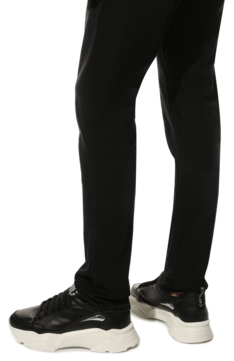 Кожаные кроссовки ROBERTO CAVALLI, арт. PRS018/PZA47, фото 3