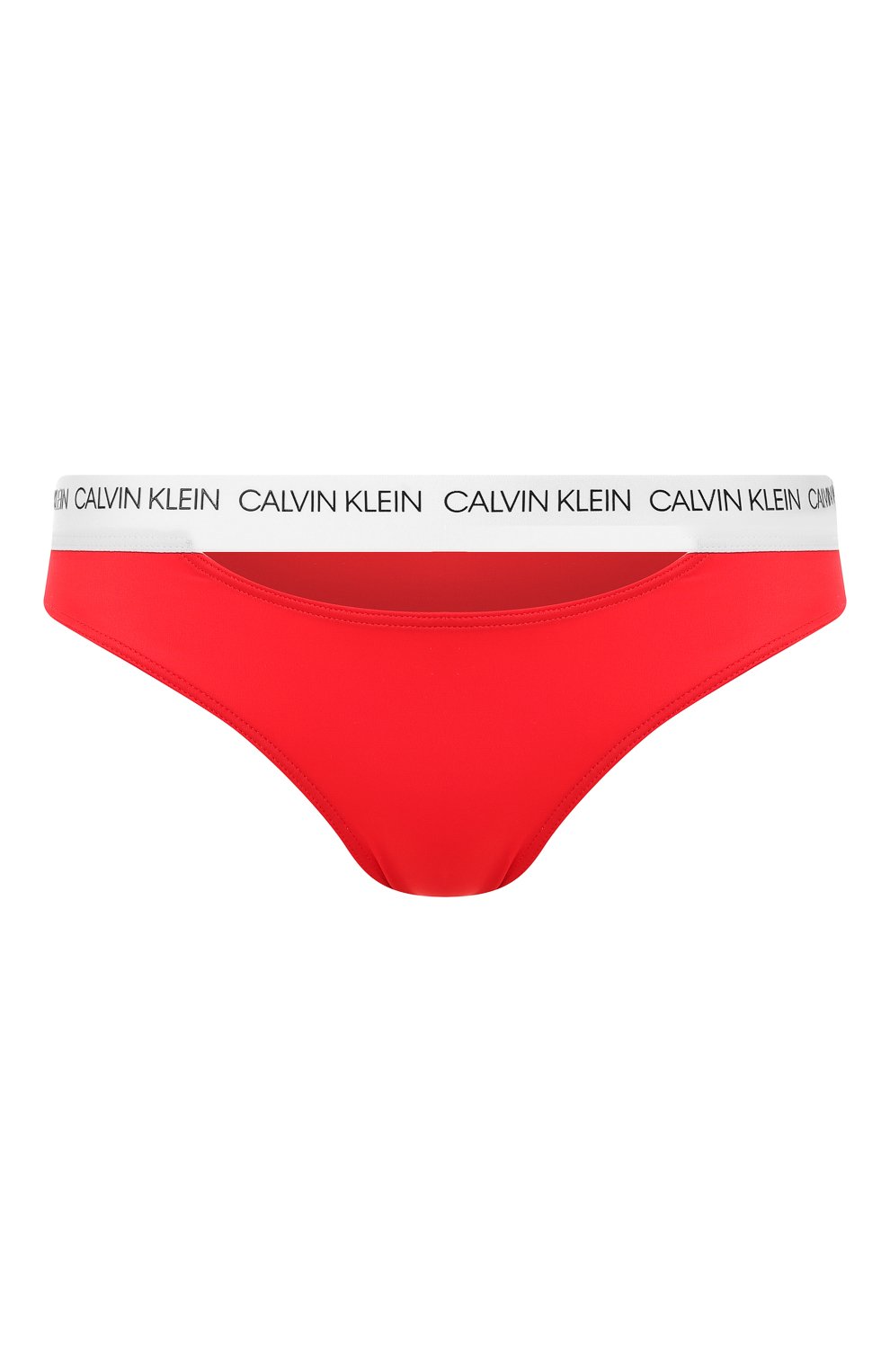 Плавки-бикини CALVIN KLEIN красного цвета по цене 4095 руб., арт. KW0KW00658, фото 1 Плавки-бикини CALVIN KLEIN, арт. KW0KW00658, фото 1
