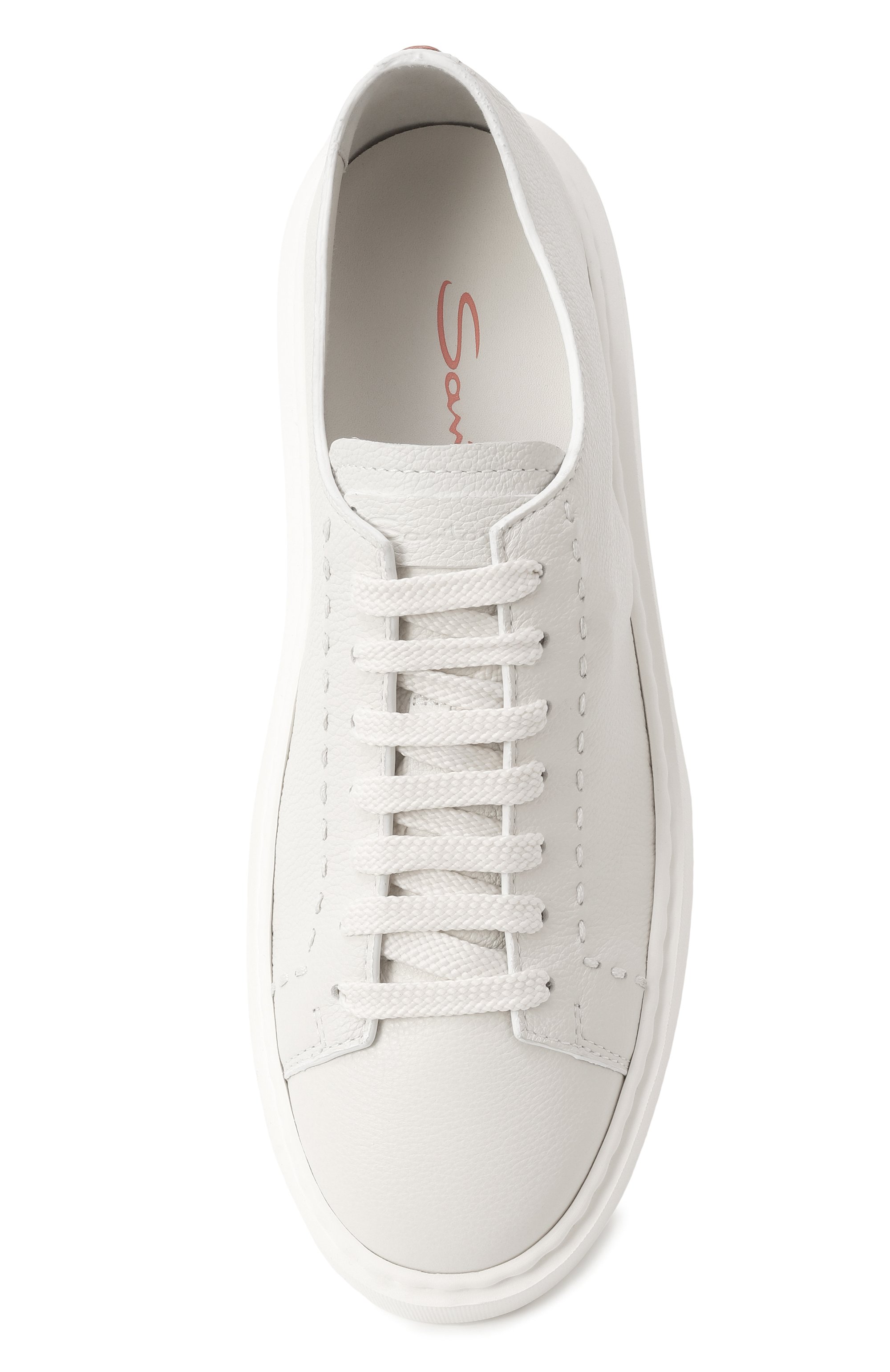 Кожаные кеды SANTONI, арт. WBCG61355BARTDYI, фото 6