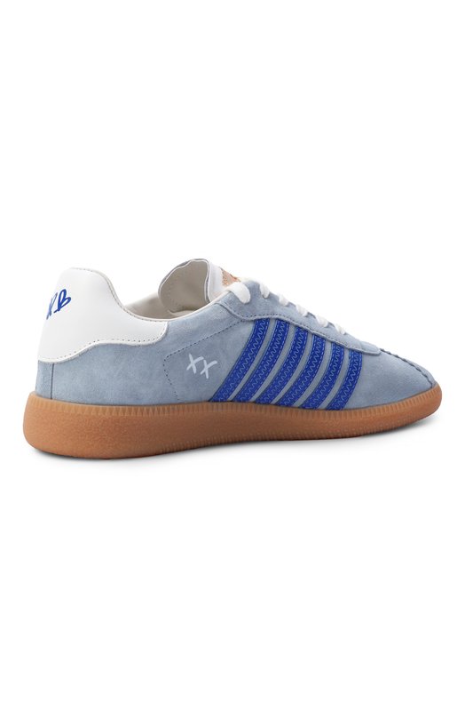 Замшевые кеды Rebels Dsquared2 SNW0468/23808702 Голубой  SNW0468/23808702 Фото 5