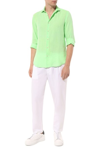 Льняная рубашка MC2 SAINT BARTH, арт. STBM/PAMPL0NA/03983D, фото 2