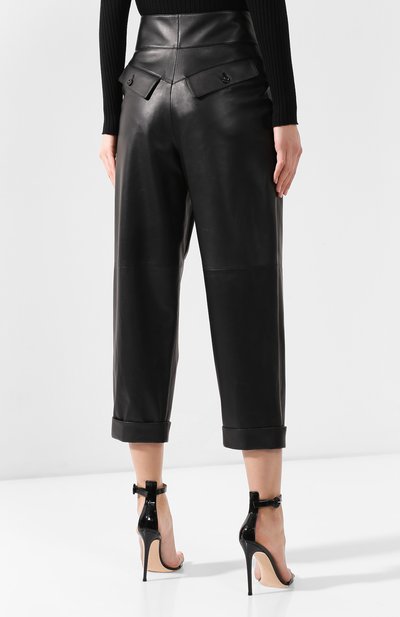 Кожаные брюки RALPH LAUREN, арт. 290748306, фото 4