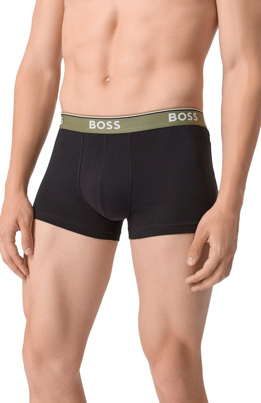 Комплект из трех боксеров BOSS 50531684 Хаки  50531684 Фото 4