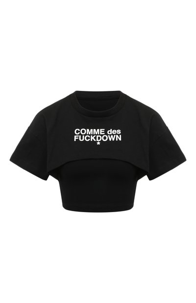 Женская хлопковая футболка COMME DES FUCKDOWN, арт. CDFD2191
