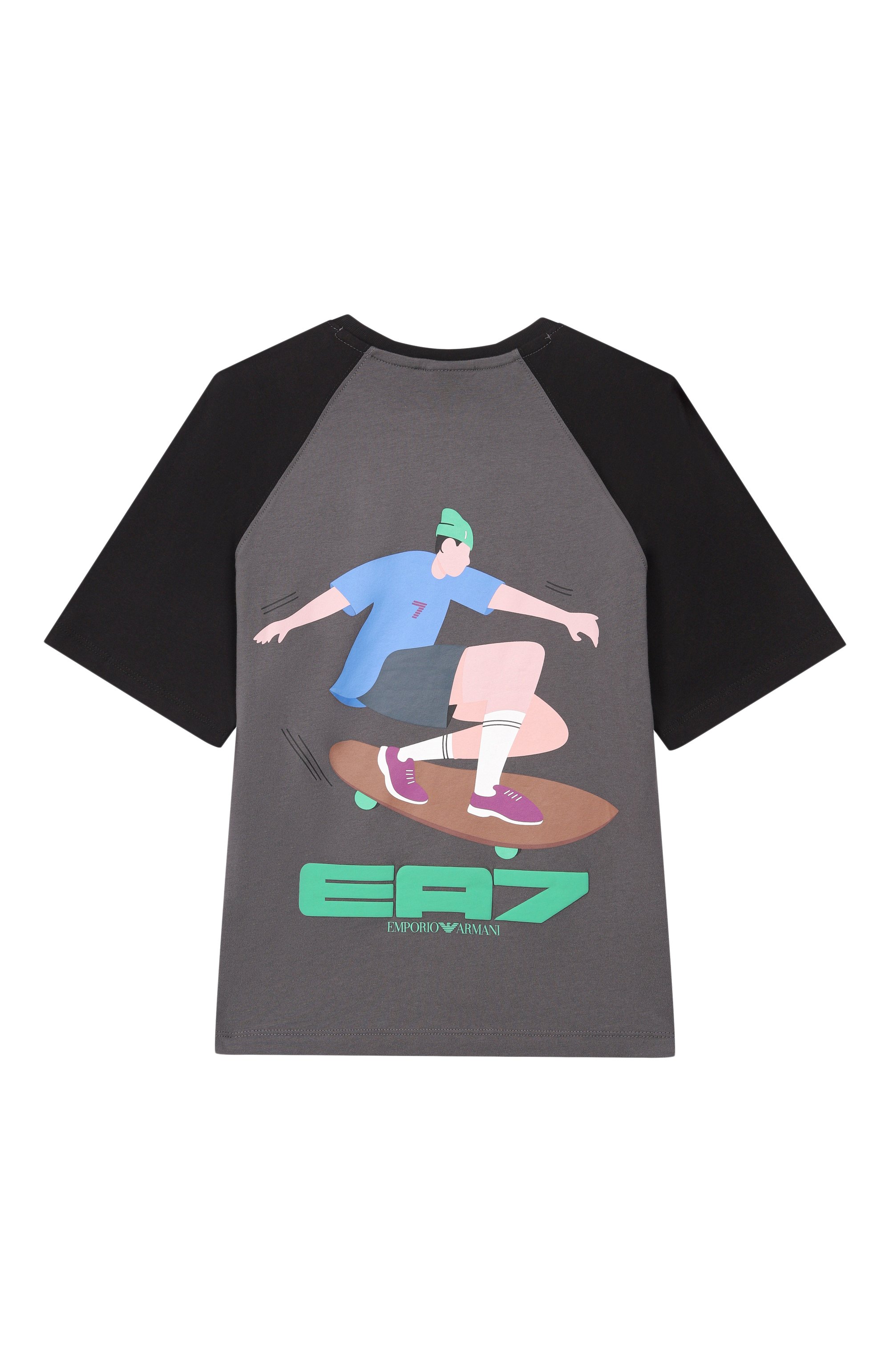 Хлопковая футболка EA7, арт. 7B000287/AF13244, фото 2