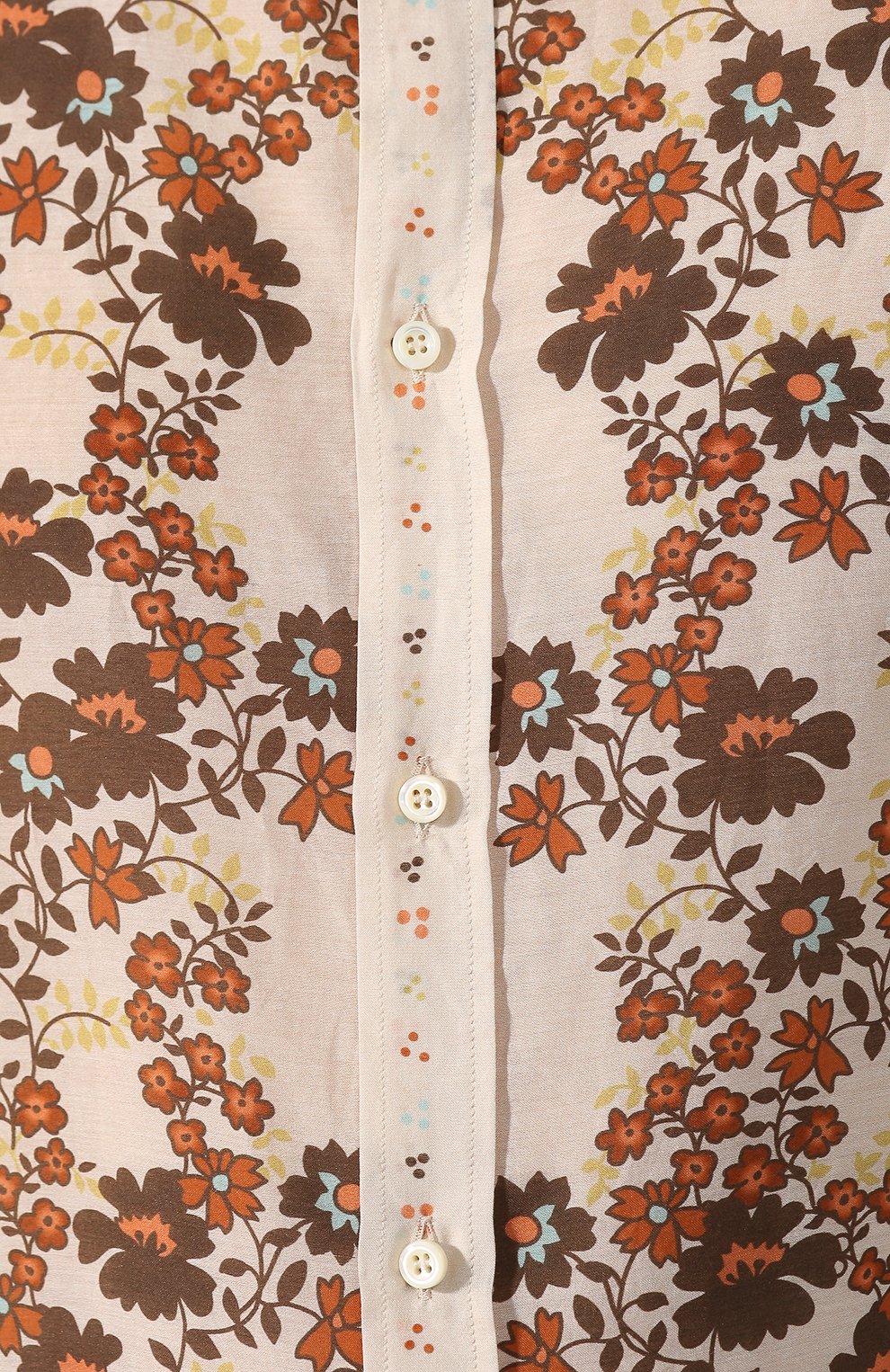 Рубашка из смеси хлопка и шелка DSQUARED2 бежевого цвета по цене 56650 руб., арт. S74DM0403/S52494, фото 5 Рубашка из смеси хлопка и шелка DSQUARED2, арт. S74DM0403/S52494, фото 5