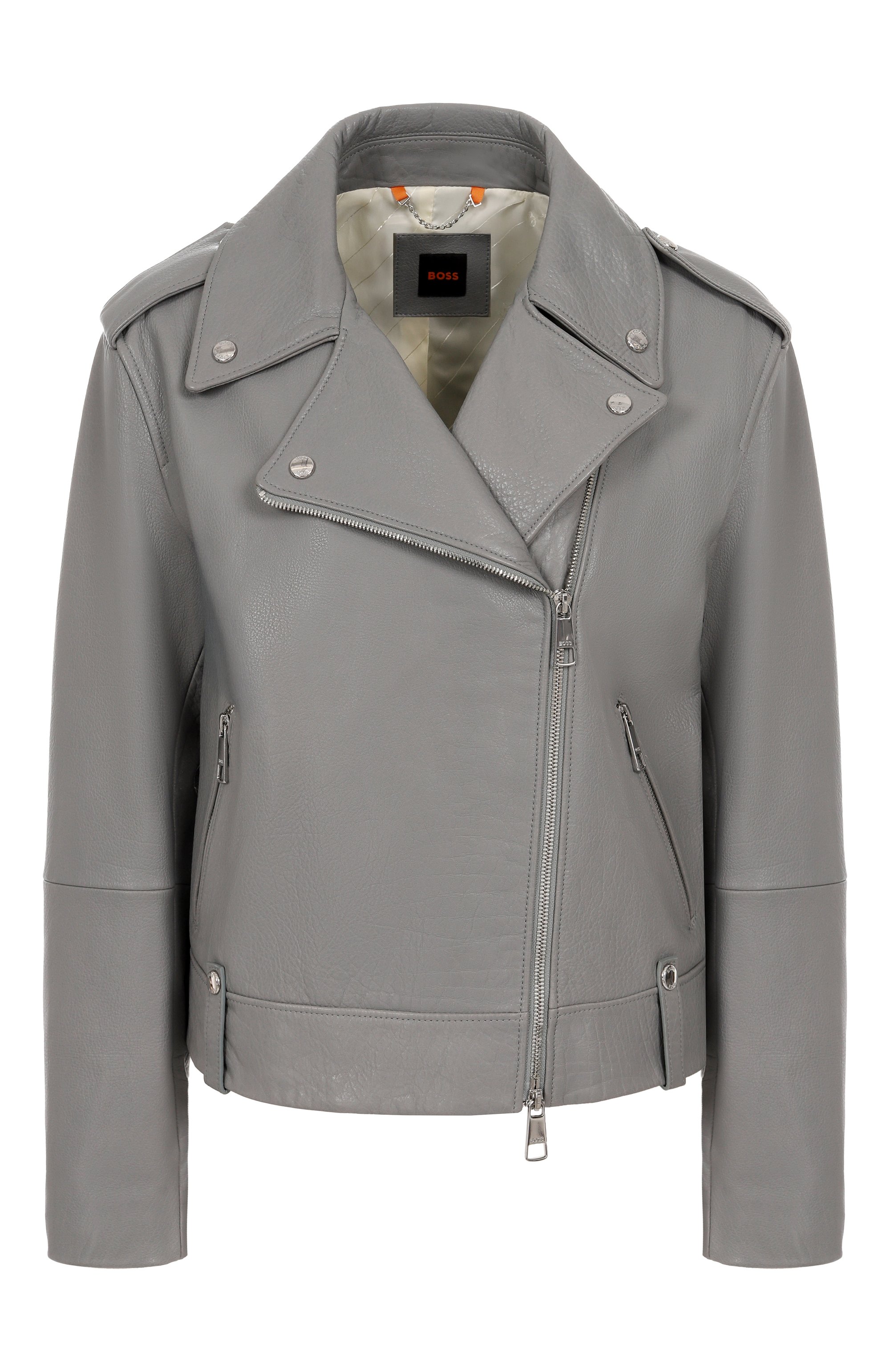 Кожаная куртка BOSS ORANGE, арт. 50541769, фото 1