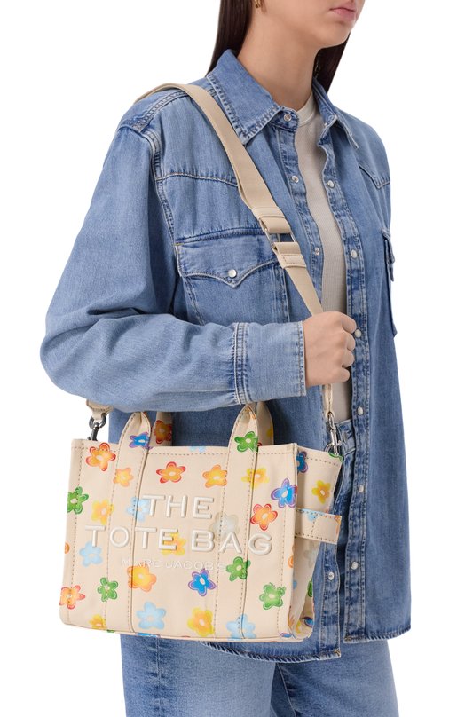 Сумка The Tote Bag small MARC JACOBS (THE) 2P5HTT011H03 Кремовый  2P5HTT011H03 Фото 2