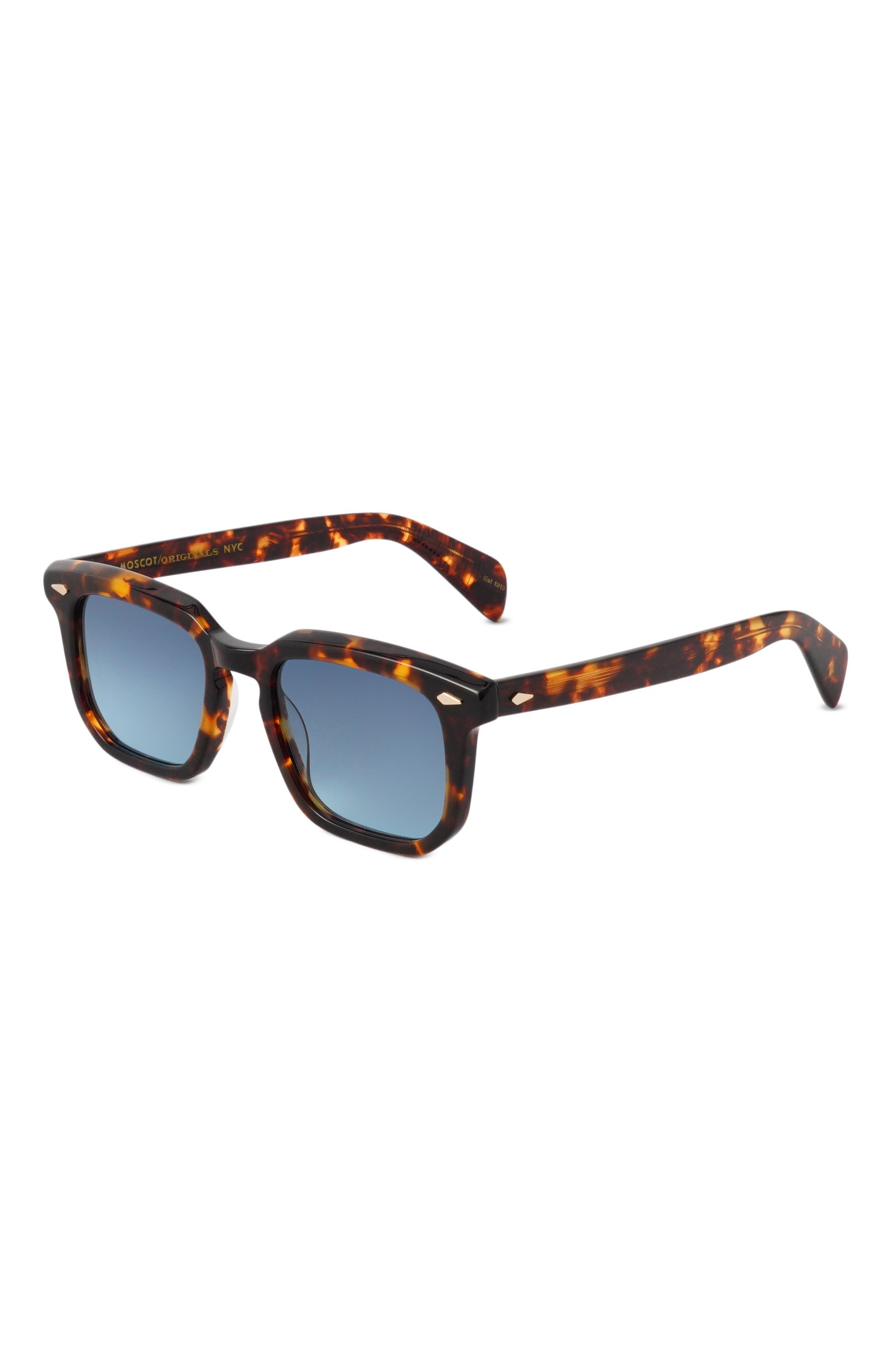Солнцезащитные очки MOSCOT, арт. ZISSEL SUN CLASSIC HAVANA DENIM BLUE, фото 1