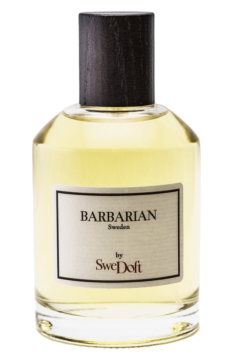 Парфюмерная вода barbarian (100ml) SWEDOFT бесцветного цвета, арт. 7350106451491 | Фото 1 (Тип продукта - парфюмерия: Парфюмерная вода; Региональные ограничения белый список (Axapta Mercury): Не проставлено; Ограничения доставки: flammable)